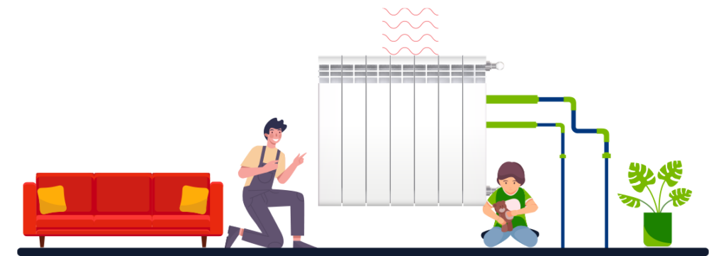 First time Central heating grants
