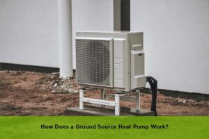 how a ground source heat pump works to heat a UK home using underground pipes and natural earth warmth.