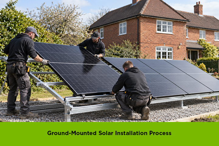 * Ground-Mounted Solar Installation Process